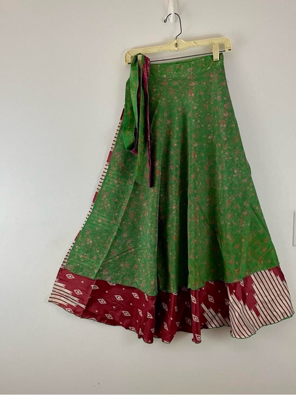 Reversible Wrap Maxi Skirts BINS114